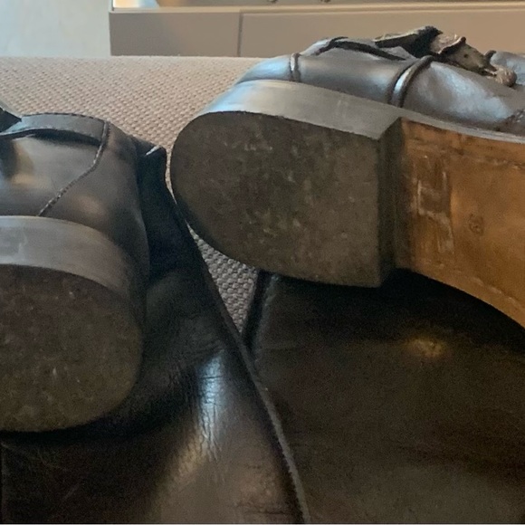 Very gentle used Diesel tall black boots looking for a new home. - Picture 4 of 6